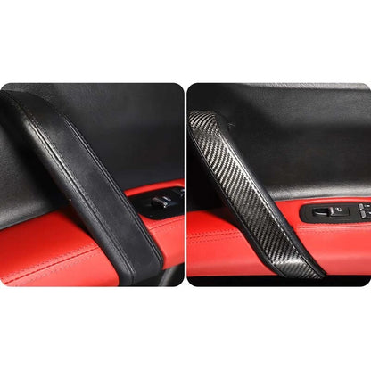 100%Carbon Fiber Inner Door Handle Trim For Maserati Ghibli /Quattroporte 14-24