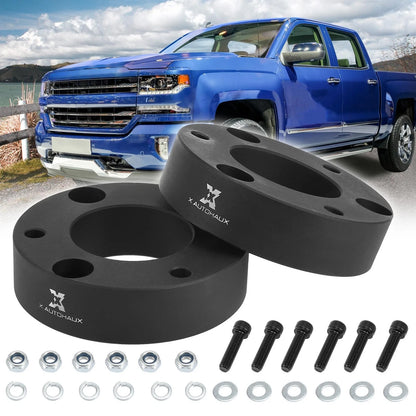 2.5in Front Leveling Lift Spacers Kit for Silverado 1500 4WD (2007-2017)