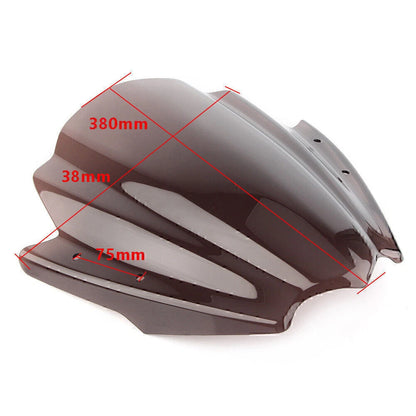 Windshield for Motorcycle 7/8" or 1" Handlebar Iridium
