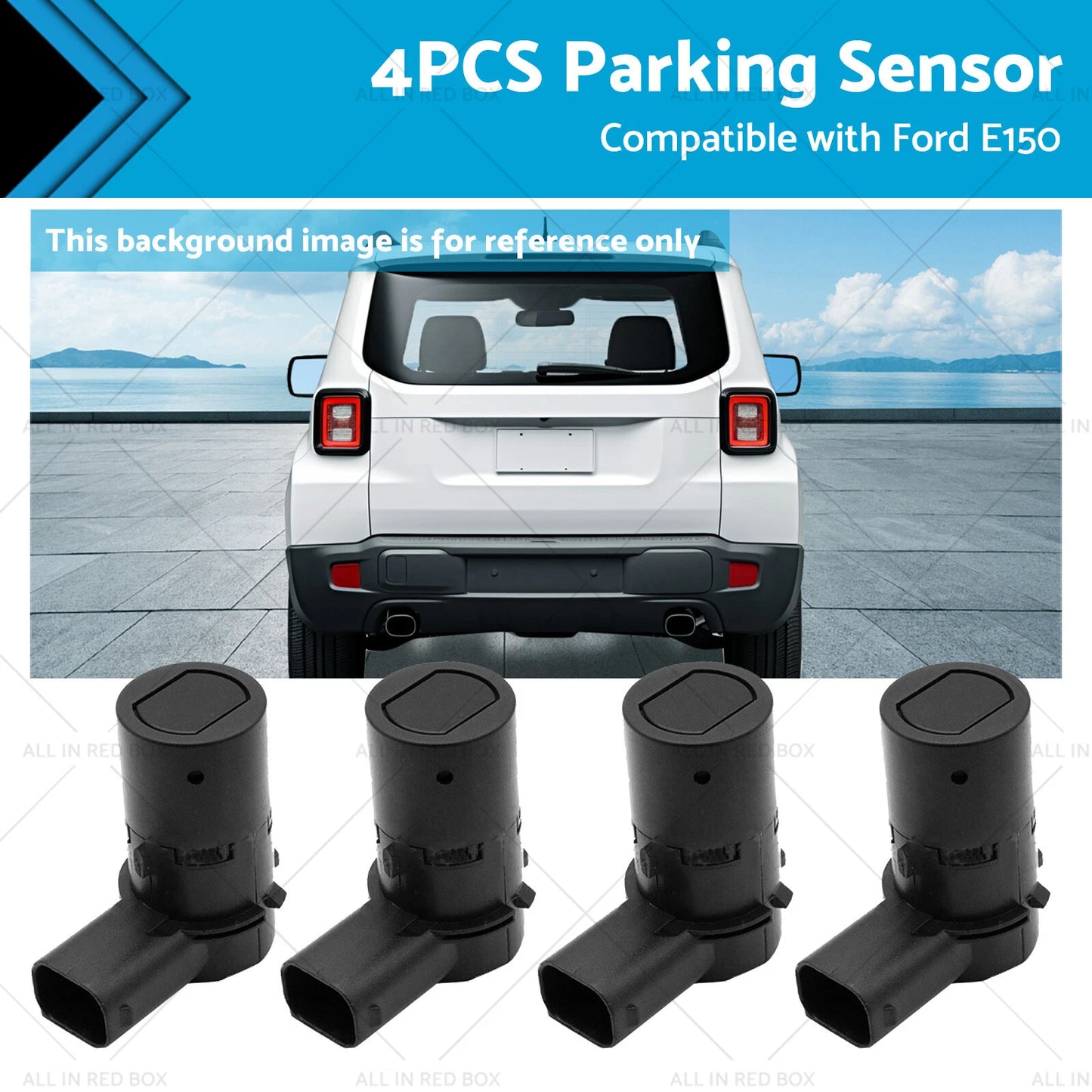4PCS Parking Assist Sensors for Ford E150 E250 Escape (2001-2014)