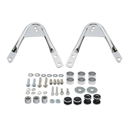 2x Luggage Rack Rear Docking Hardware Kit for Harley Electra Glide (97-08)