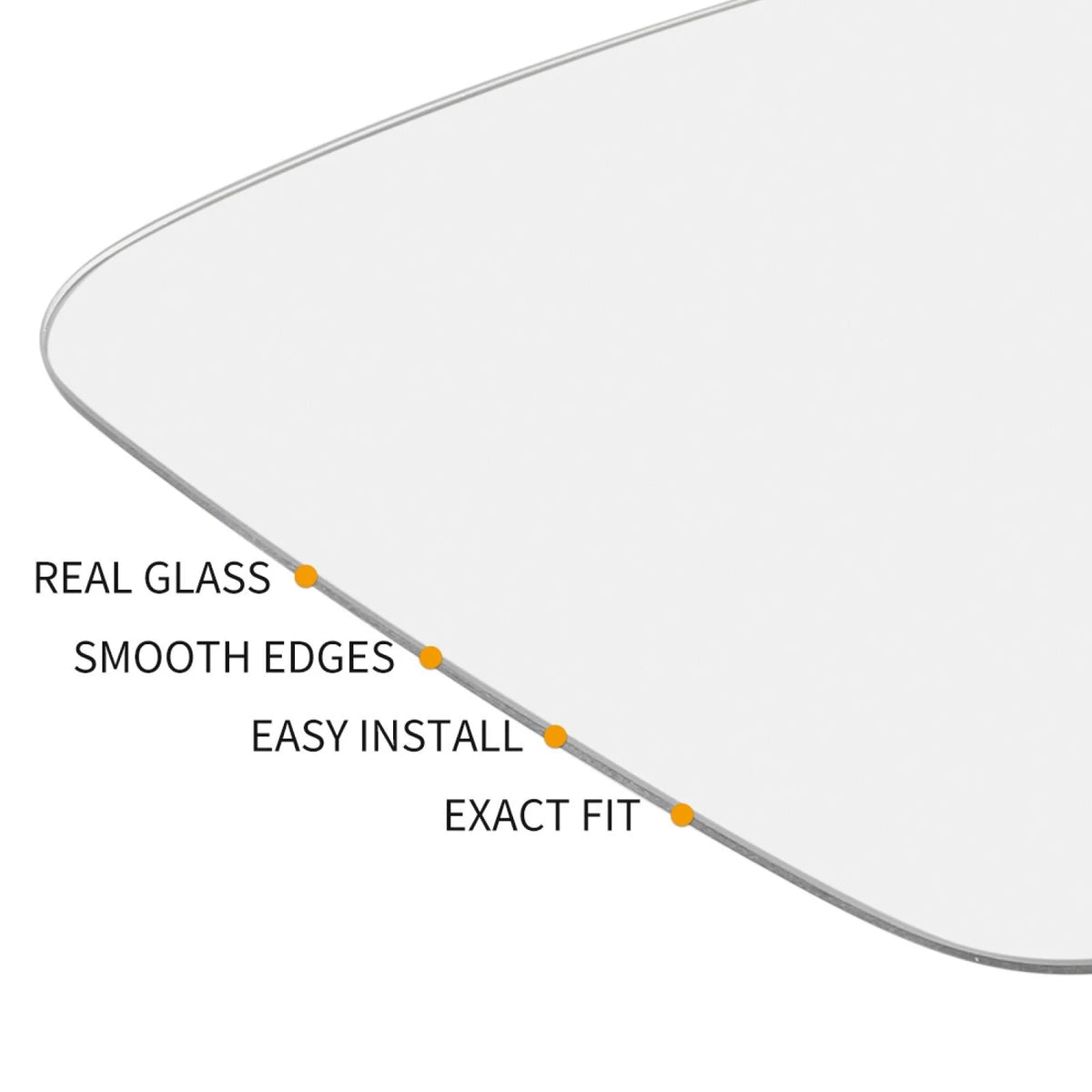 Heated Right Rearview Mirror Glass for Jeep Grand Cherokee (2005-2010)