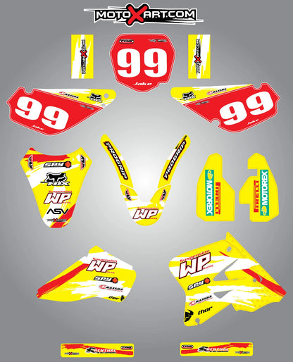 Custom Graphics Kit  Stickers for Suzuki RM 85 (2000-2021)