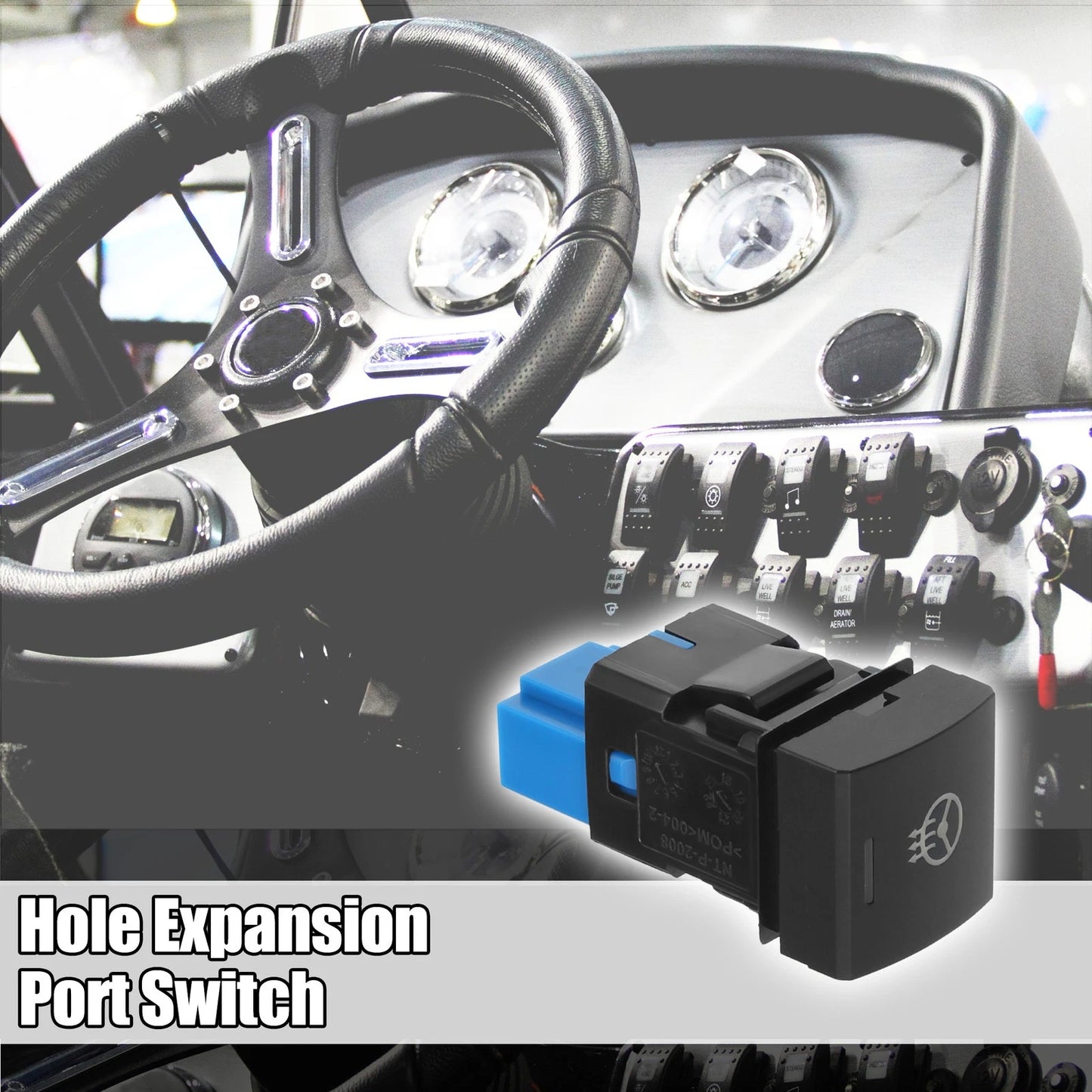 Expansion Port Switch / Steering Wheel Heating Switch with Wire for Toyota