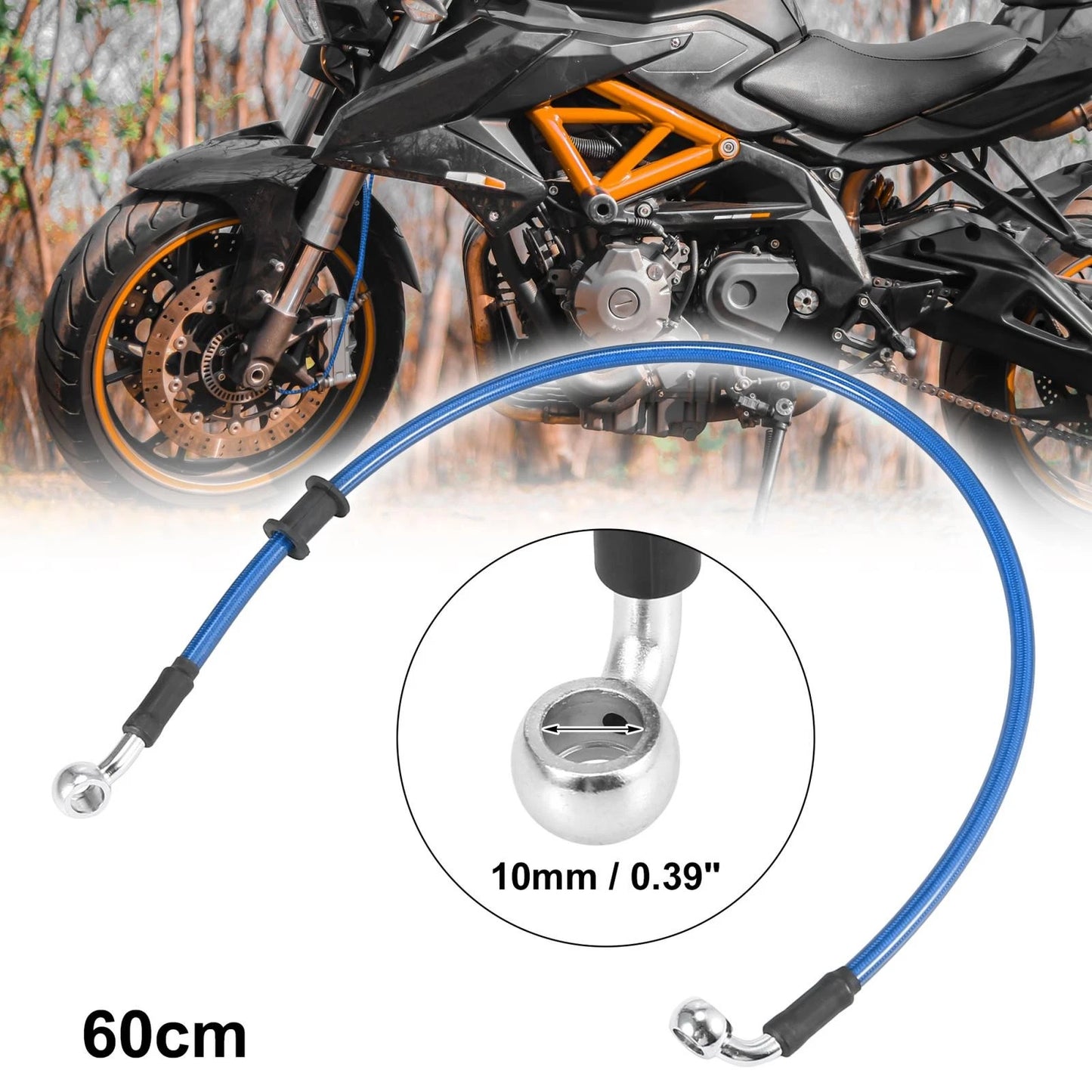 Brake Clutch Oil Hose Line Pipe / 60cm / Universal