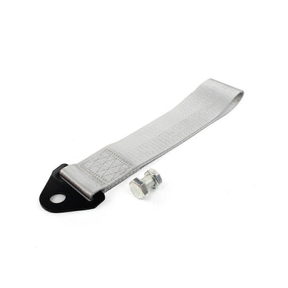 Tow Strap Belt Rope for Universal Car Rear/Front Bumper - Gray