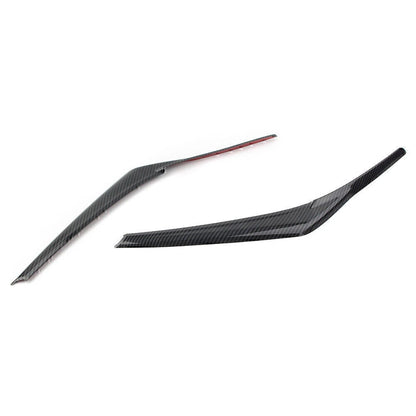 Black Headlight Eyebrow Trim for Toyota Camry SE XSE (2018-2024)