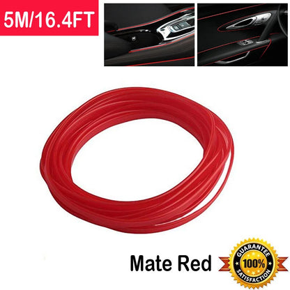 16ft Red Car Interior Door Edge Molding Trim for Universal Models