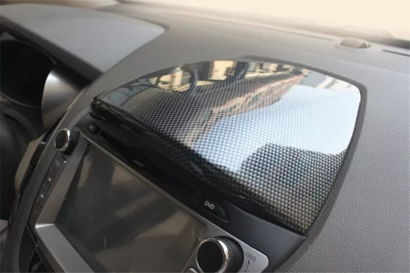 Carbon Fiber Console Panel Cover for Hyundai Tucson (2010–2015)