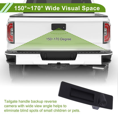 Park Assist Camera & Tailgate Handle for Tesla Model 3 (2017-2023)