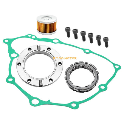 Starter Clutch One-Way Bearing Gasket Oil Filter for Honda TRX400EX TRX400X