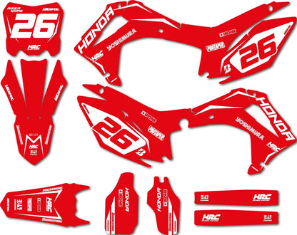 Sticker Kit for Honda CRF 250R Shogun Style Decals (2013-2016)