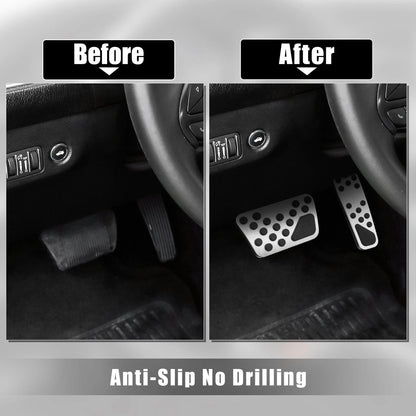 Brake & Gas Accelerator Pedal Covers Kit for Dodge Chrysler