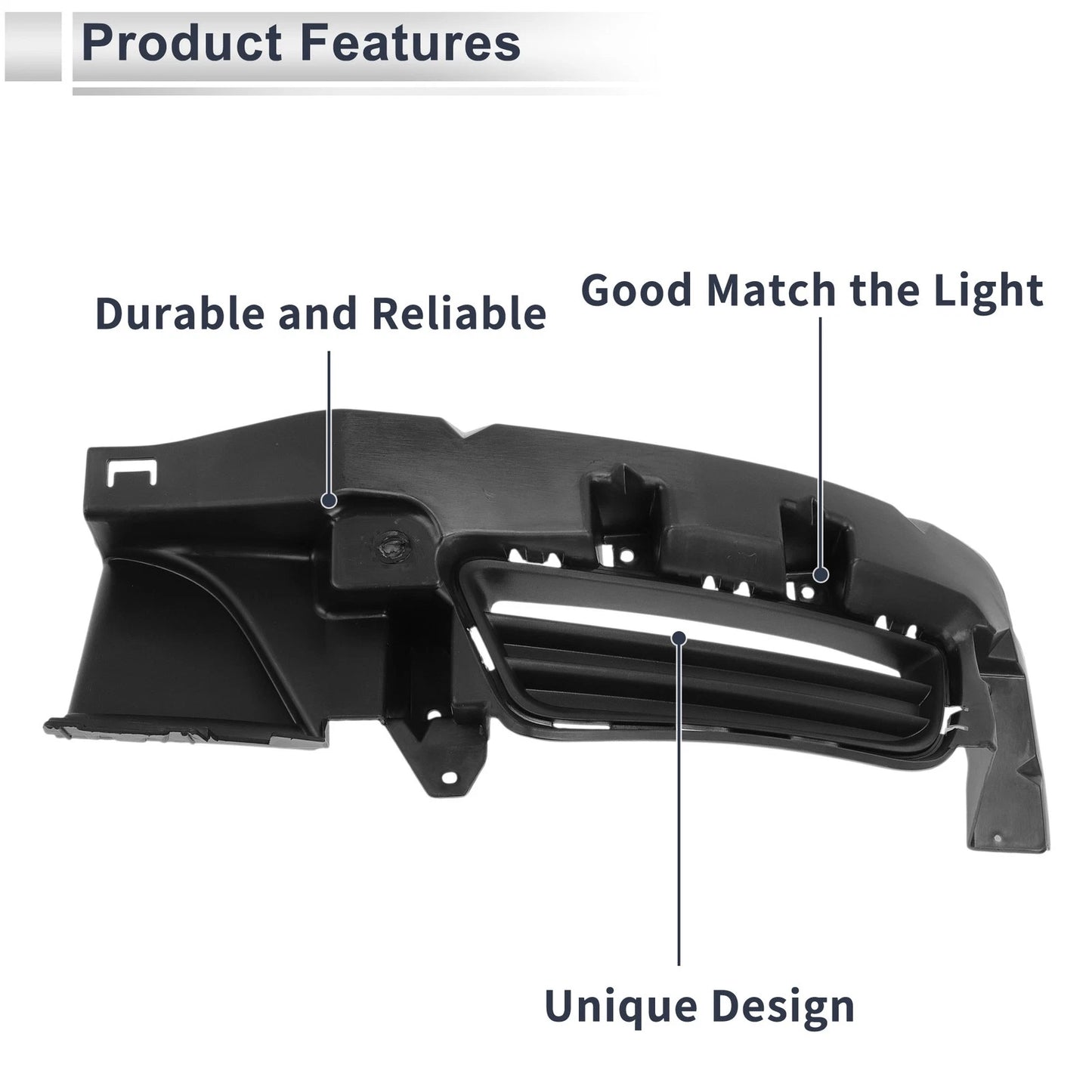 Front Right Fog Light Grill for Dodge Charger (2015-2021)