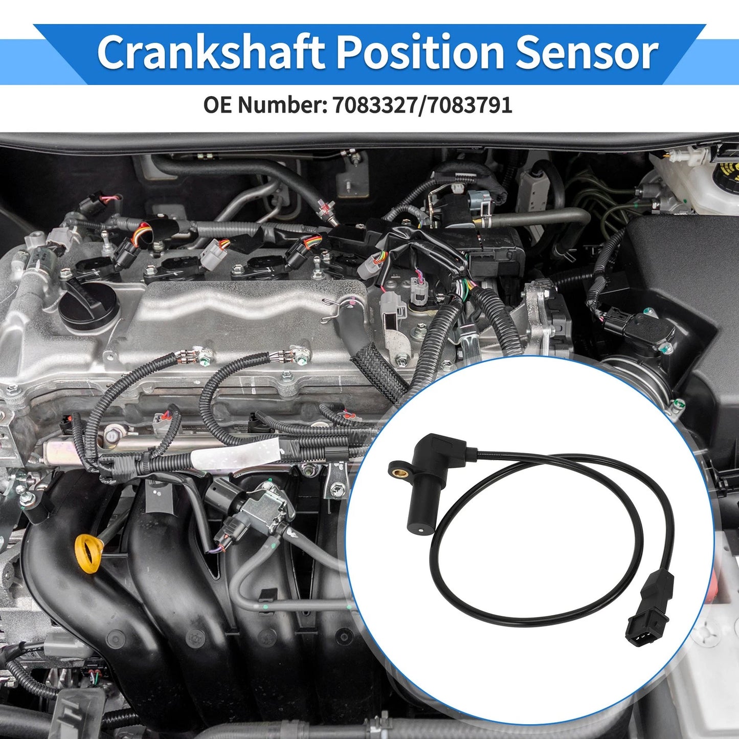 Crankshaft Position Sensor 1 Pc for Chevrolet Tornado (2004 - 2011)