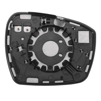 Left Side White Heated Mirror Glass for Ford S-MAX (2015-2023)