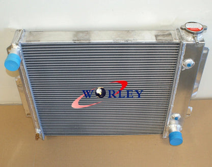 3 Row Aluminum Radiator & 14" Fan for Jeep Wrangler TJ/YJ (1987-2002)