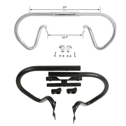 Engine Guards Crash Bar for Harley V-Rod Muscle VRSCA Chrome/Blk (2002-2017)