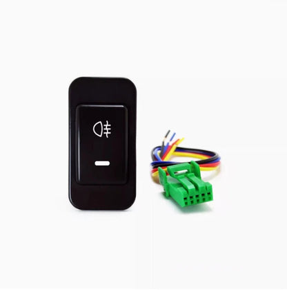 Green Amber LED Dashboard Control Button for Honda Fit Jazz (2001–2008)