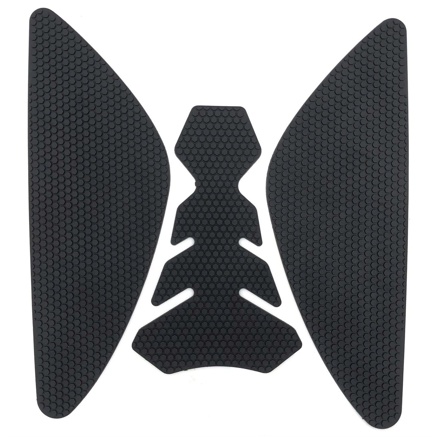 3 x Black Gas Tank Traction Grip Side Pad Covers for KAWASAKI Z650RS (2021-2023)