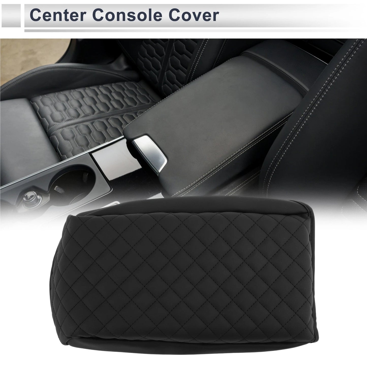 Center Console Cover for Toyota 4Runner 2010-2024 Black 1 x Pc