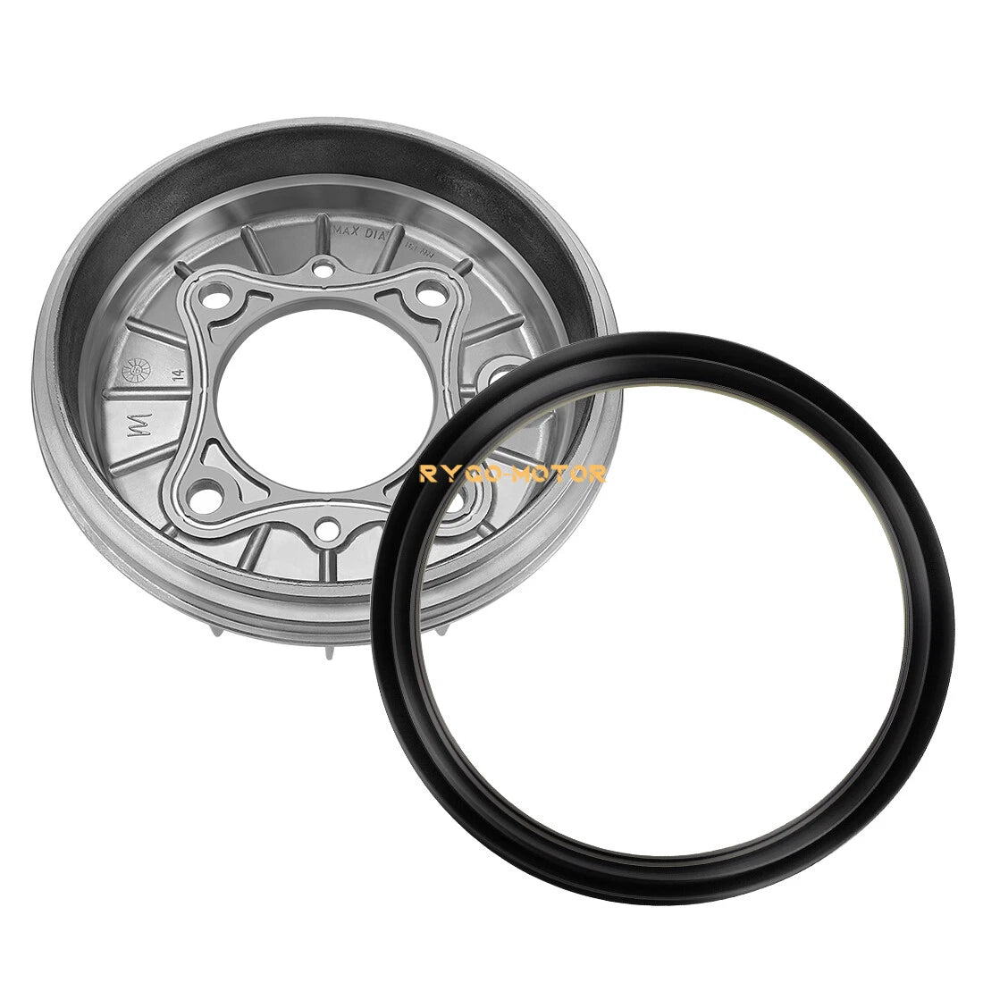 Front Brake Drum Hub Dust Seal Kit for Honda TRX400FW Foreman (1995–2001)