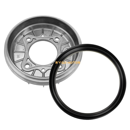 Front Brake Drum Hub Dust Seal Kit for Honda TRX400FW Foreman (1995–2001)