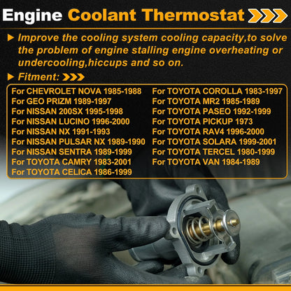 Engine Coolant Thermostat Seal for CHEVROLET NOVA (1985–1988)