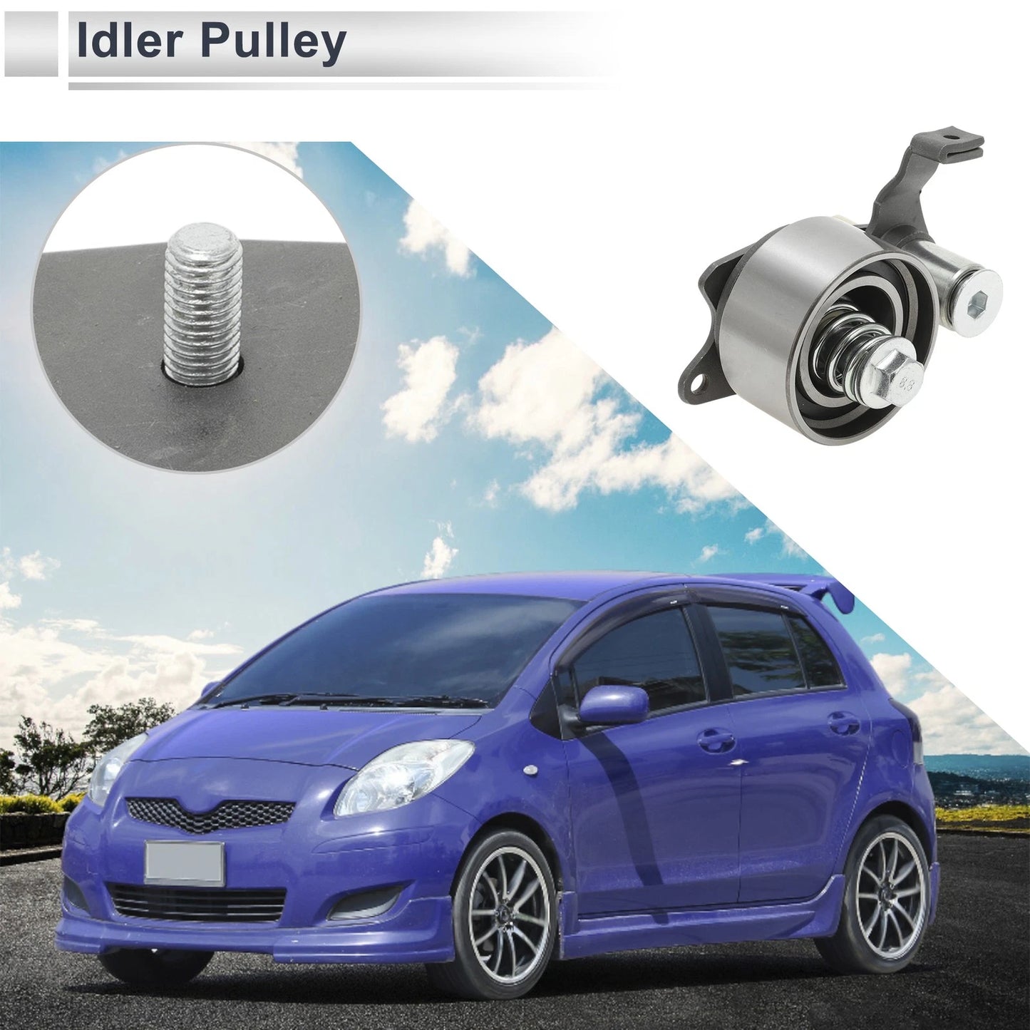 Drive Belt Idler Pulley for Toyota Land Cruiser (1990-2001) 1 Pc