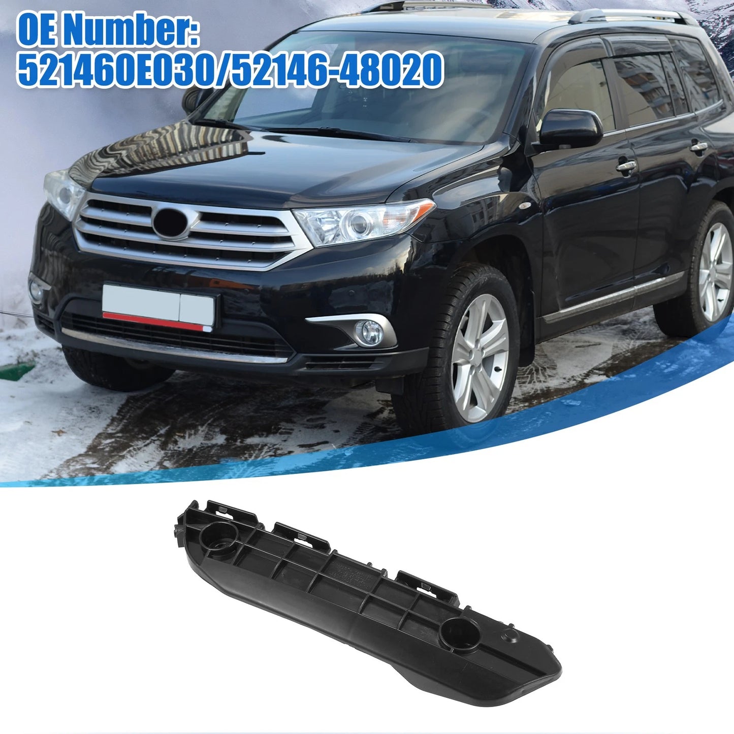 Right Bumper Bracket Retainer Spacer Mounting Support Toyota Hybrid