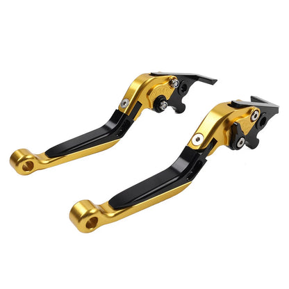 Gold Extendable Brake Clutch Levers for Suzuki GSXR600 GSXR750 GSXR1000 (06-10)