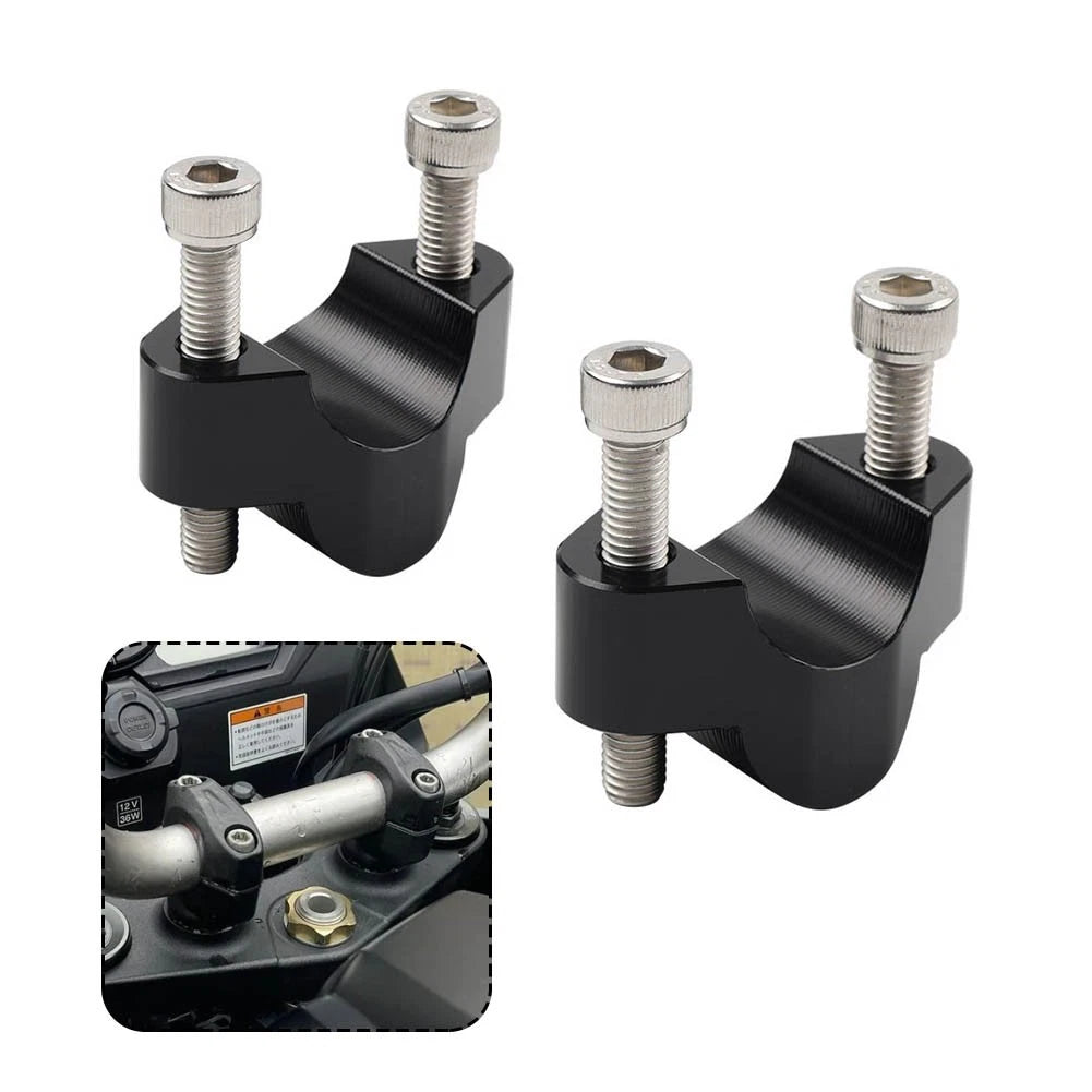 1 1/8" 28mm Handlebar Riser Clamp Mount Bracket Black for CFMOTO 800MT (2021-23)
