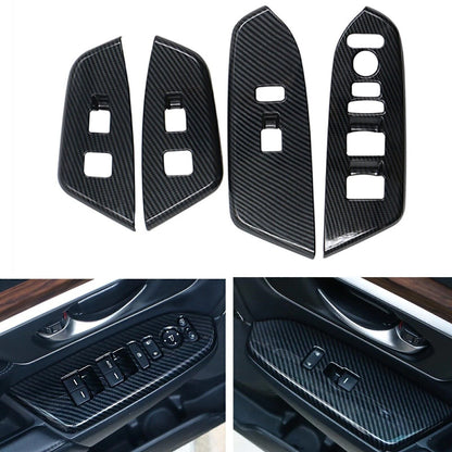 4pcs Window Control Switch Panel Covers for Honda CR-V (2017-2022)