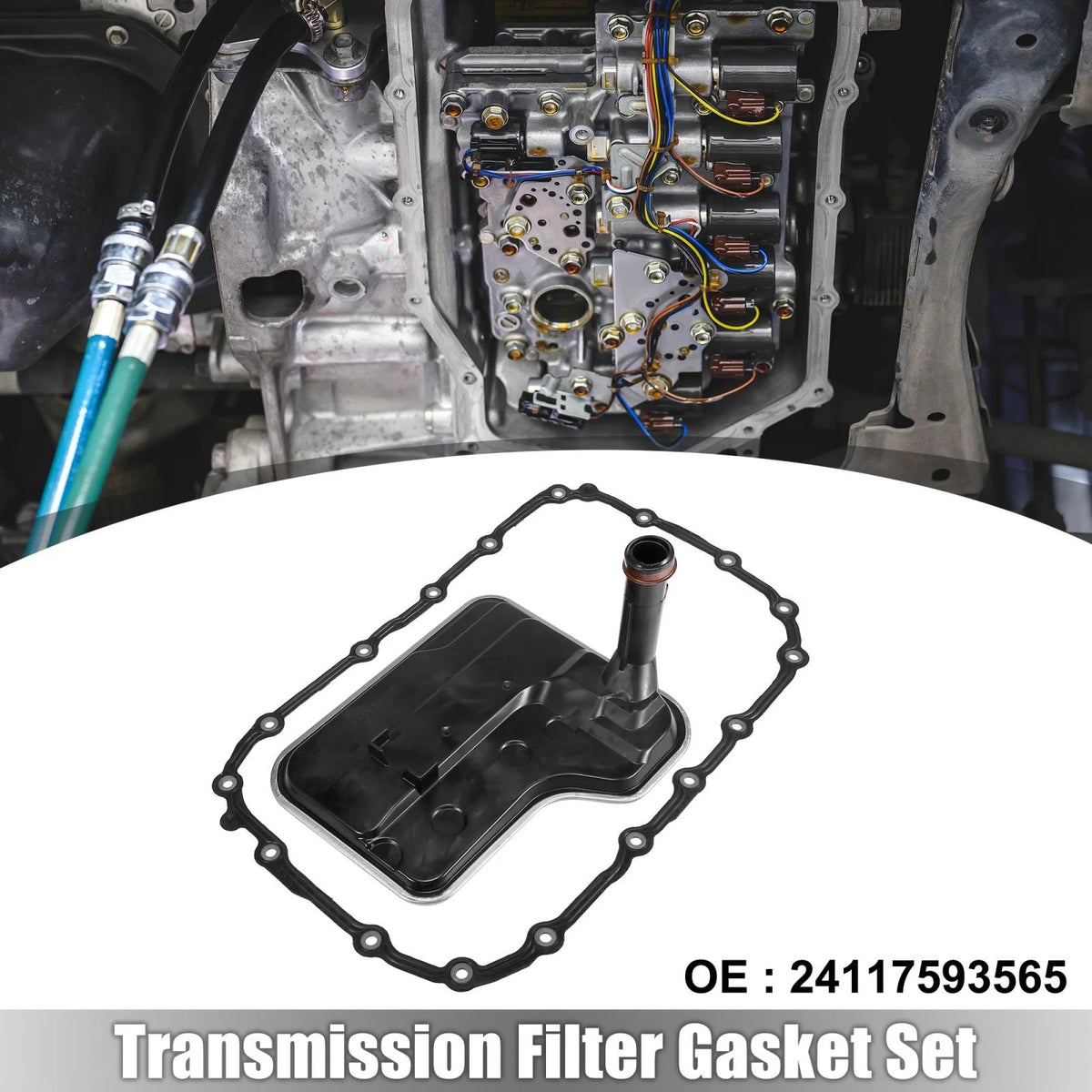 Transmission Filter & Oil Pan Gasket Set for BMW X3 328i 128i