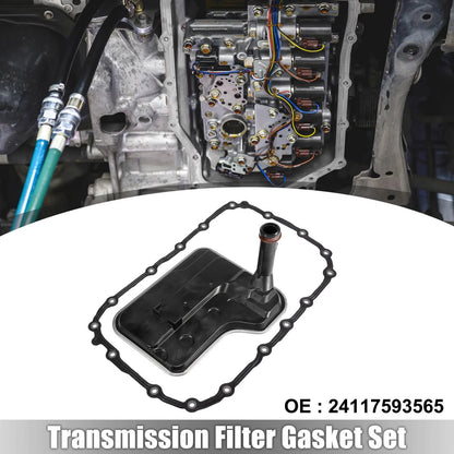 Transmission Filter & Oil Pan Gasket Set for BMW X3 328i 128i
