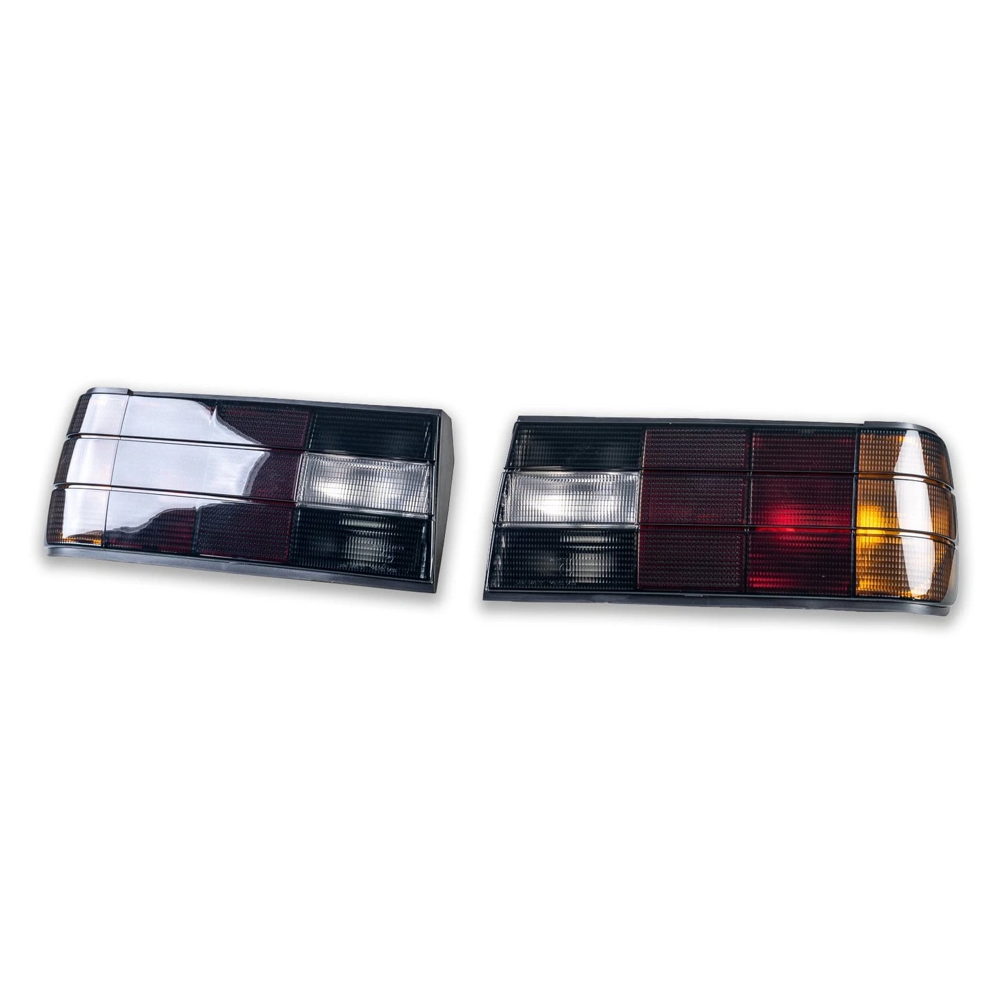 Dark Smoke White Reverse Light Tail Lights 2 x For BMW E30 (1988-1994)