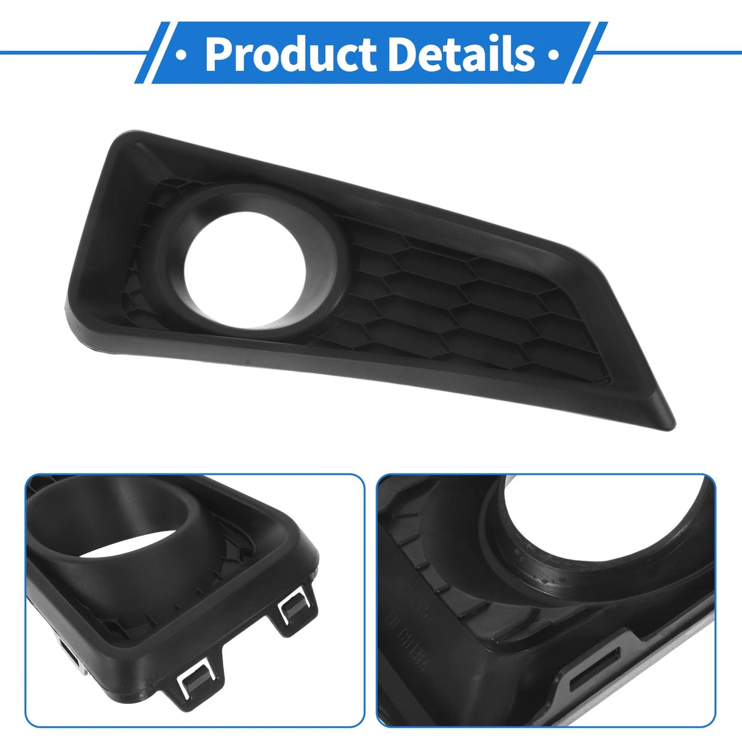 Front Left Fog Light Grill for Honda City (2015-2018)