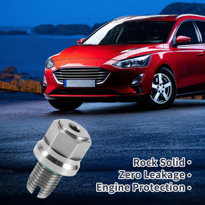 M10.4-1.25mm Copper Oil Drain Plug W/ Gasket 1x for Car & Motorcycle