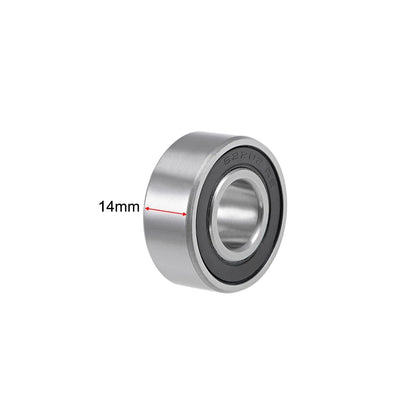 15x35x14mm Double Sealed Chrome Steel Z2 ABEC1 Ball Bearings