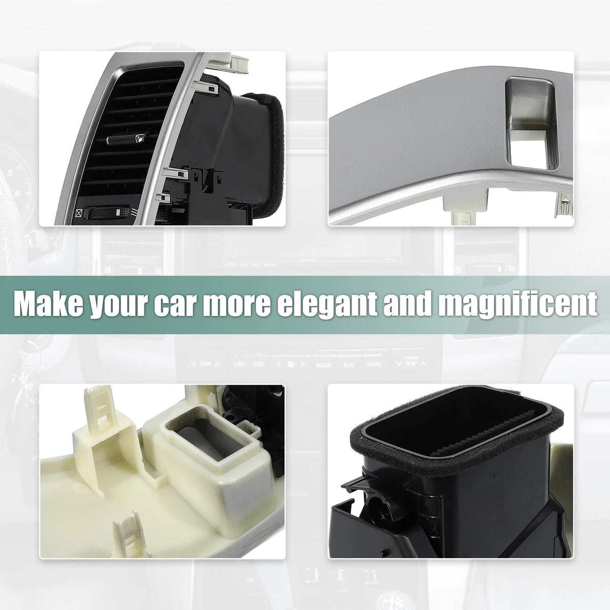 A/C Air Vent Outlet Panel Assembly for Toyota Land Cruiser Prado (2009-2023)