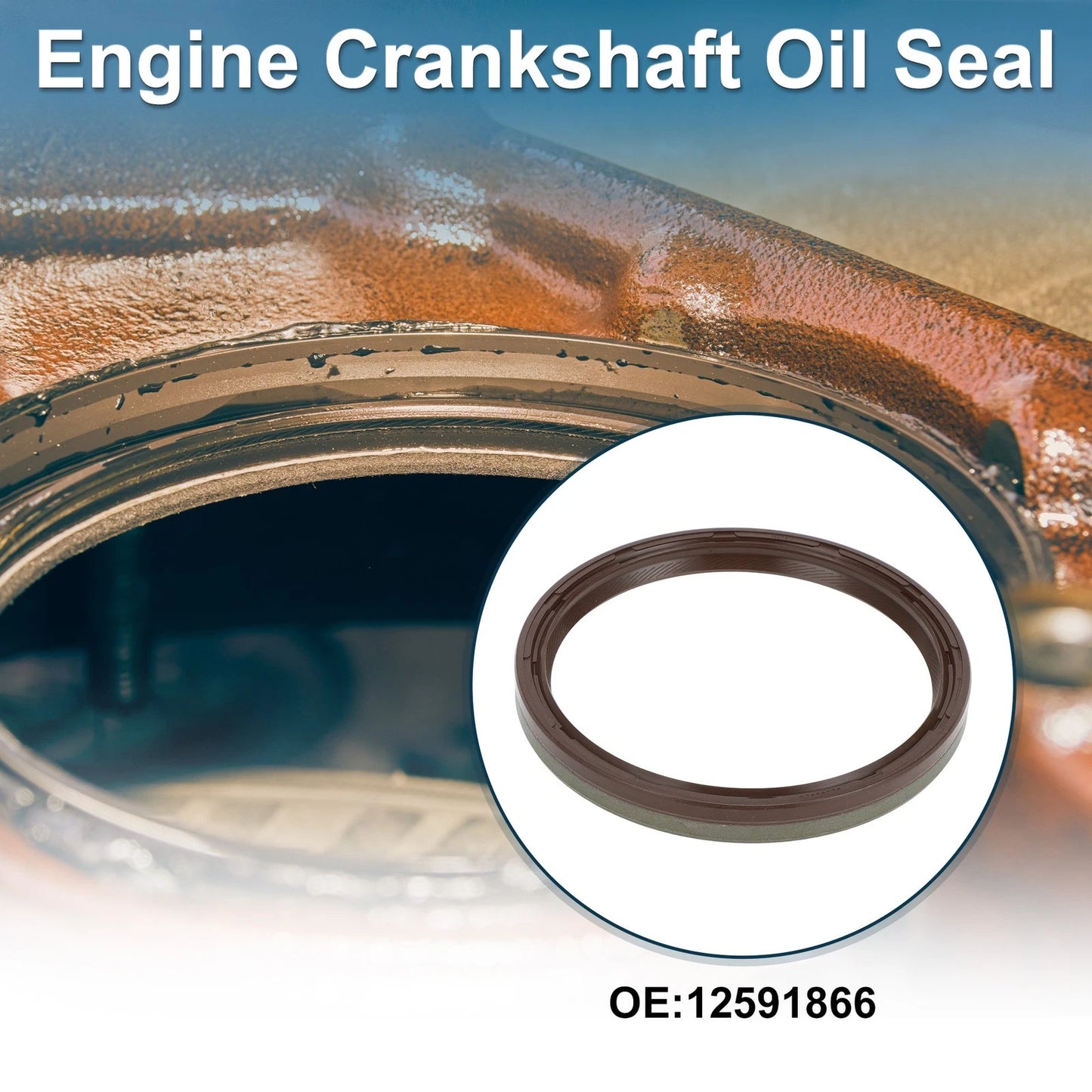 1 Pc Rear Crankshaft Oil Seal for Chevrolet Camaro (2010–2015)