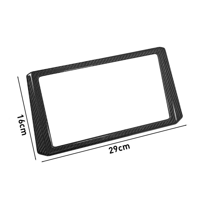 Carbon Fiber Display Screen Frame Trim For Toyota Corolla GR 2023-2025
