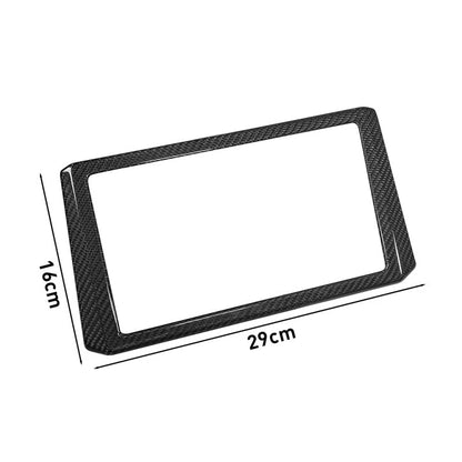 Carbon Fiber Display Screen Frame Trim For Toyota Corolla GR 2023-2025