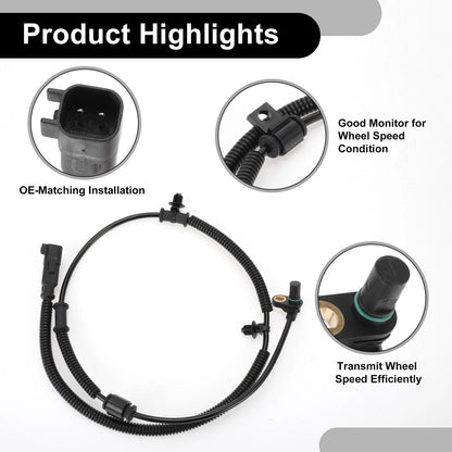 ABS Wheel Speed Sensor Kit for Ford (2004-2008) 1 x Front Left/Right