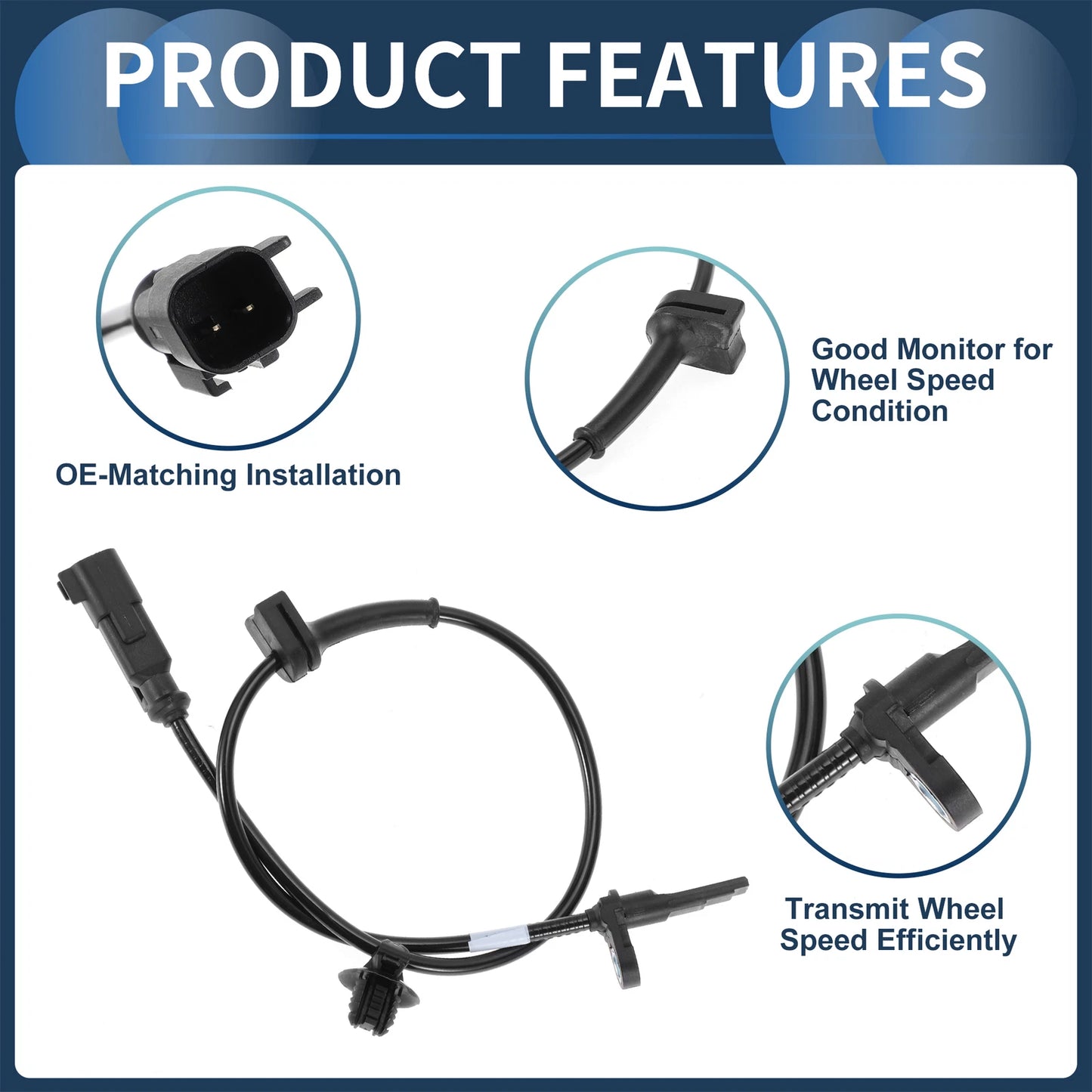 ABS Wheel Speed Sensor for Ford Mustang (2018-2020)