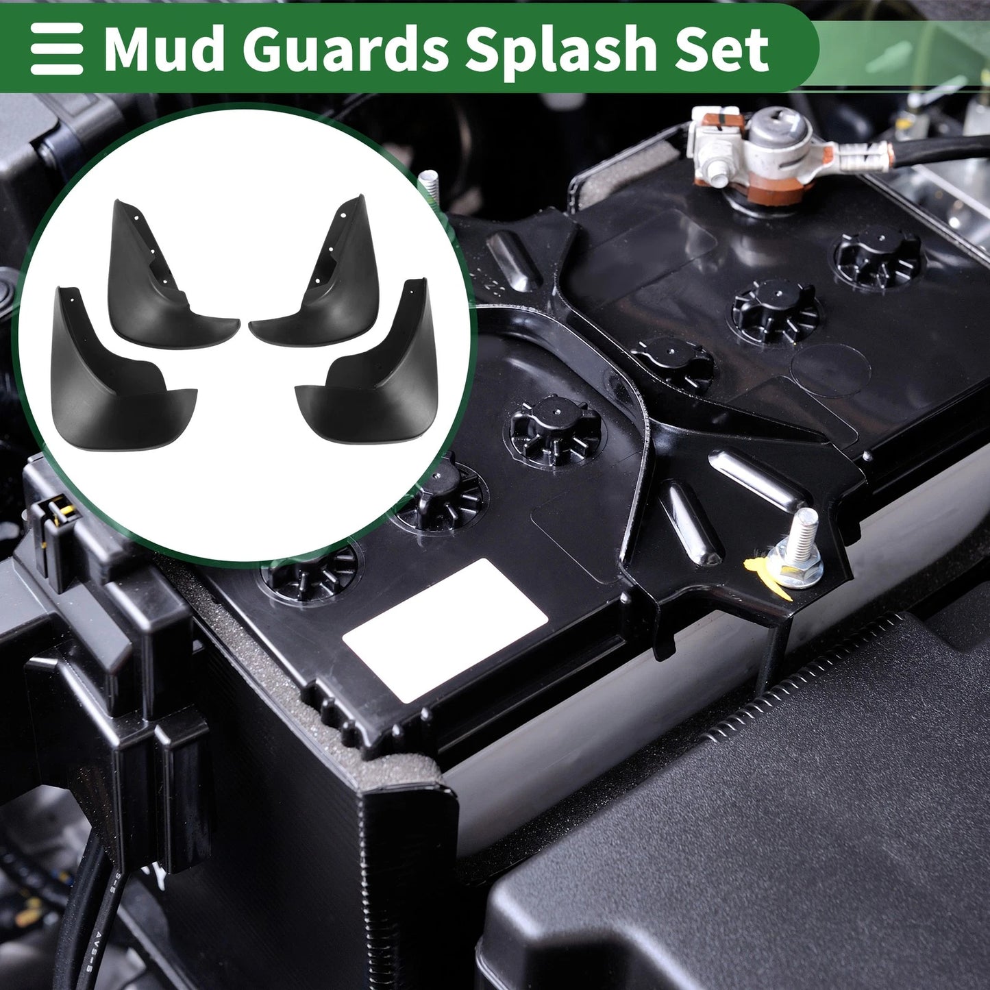 Mud Flaps Splash Guards Mud Guards for Buick Regal (2003–2008)