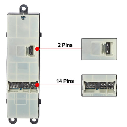 Power Window Master Switch Driver Side for Nissan Pathfinder (2005-2012)