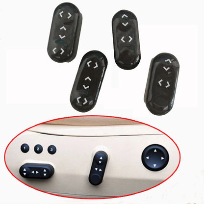 4pcs Carbon Fiber Seat Adjustment Switch Cover for Maserati GranTurismo GT