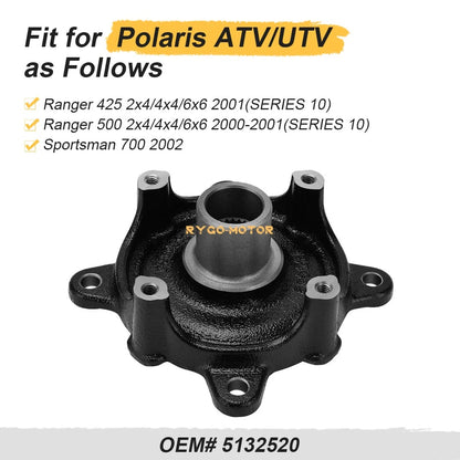 2x Rear Left Hub for Polaris Sportsman 700 (2002–2002)