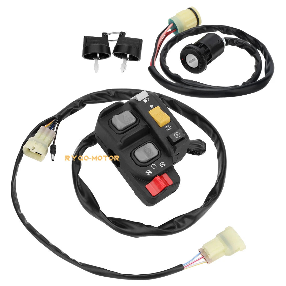Handlebar & Key Switch for Honda Foreman 450 ES (1998–2004)